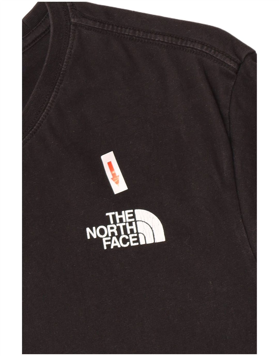 Camiseta gráfica masculina The North Face Top médio algodão preto