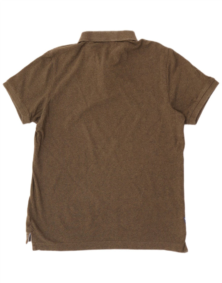 Camisa polo masculina SUPERDRY 2XL algodão cáqui