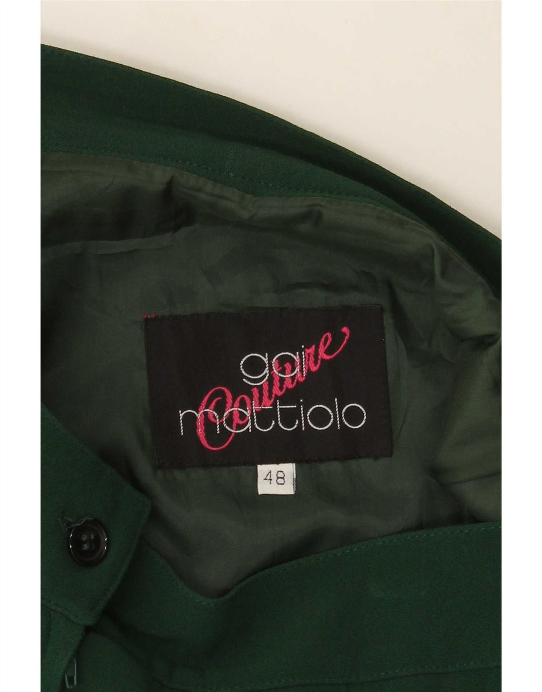 Saia lápis feminina Gai Mattiolo W30 verde médio