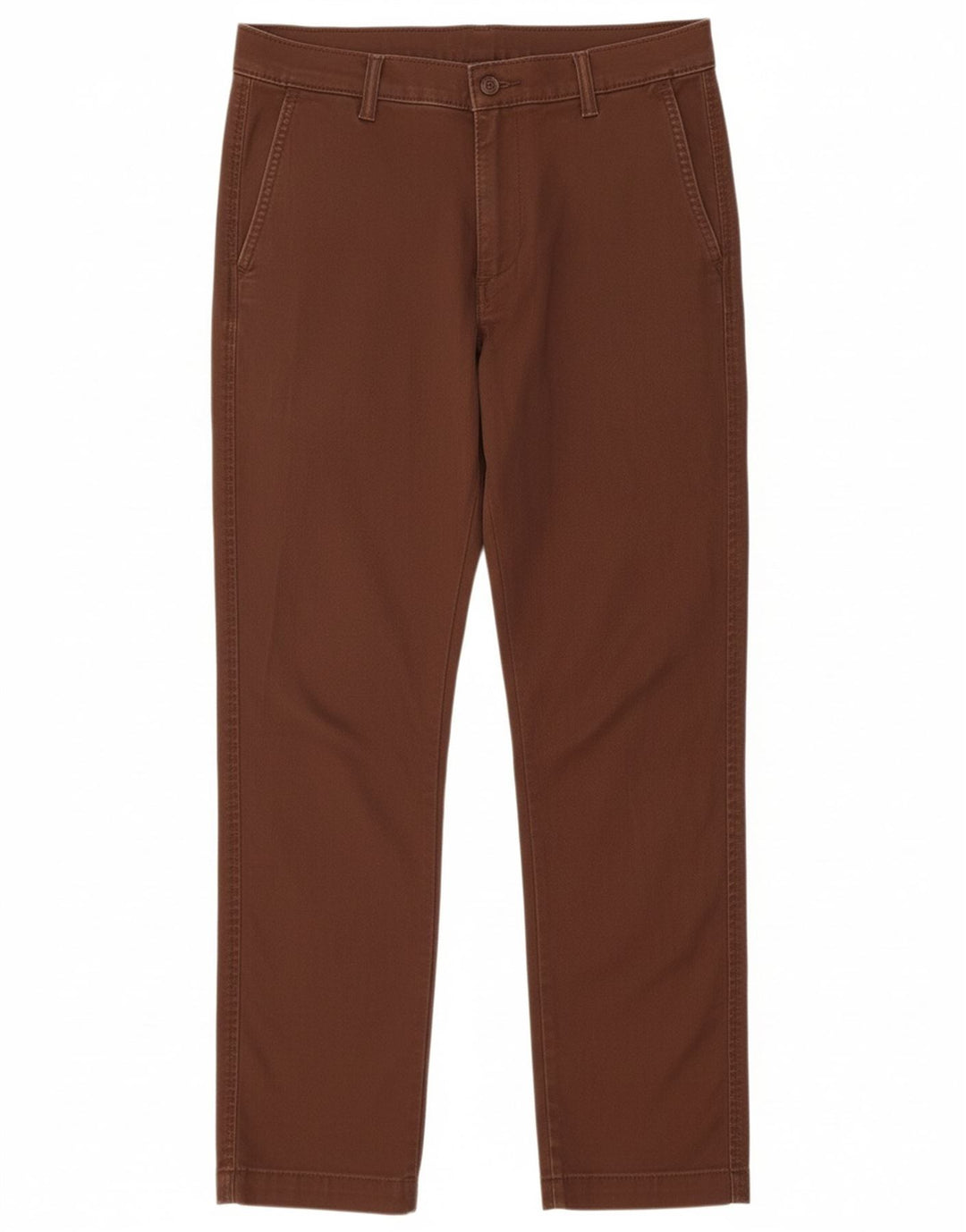 Calça Chino Feminina Slim LEVI'S W32 L30 Algodão Marrom