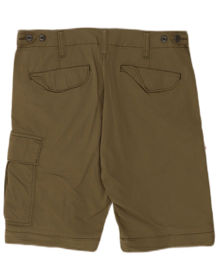 Shorts cargo regulares masculinos Levi's W29 algodão cáqui médio