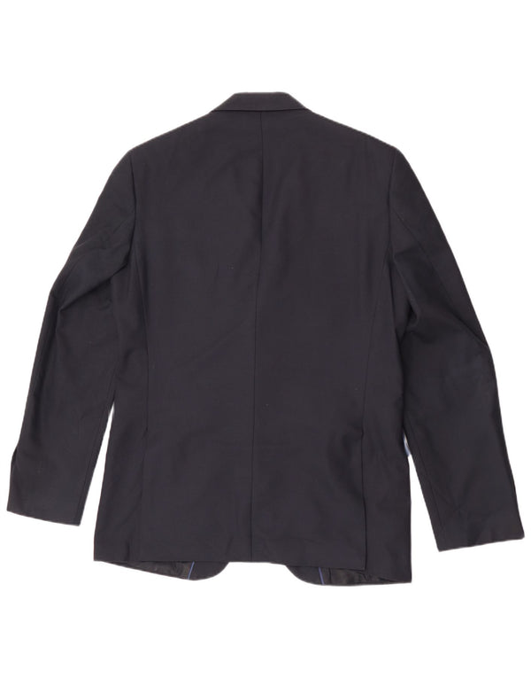 Jaqueta blazer masculina de 2 botões Marks & Spencer Reino Unido 38 azul marinho médio