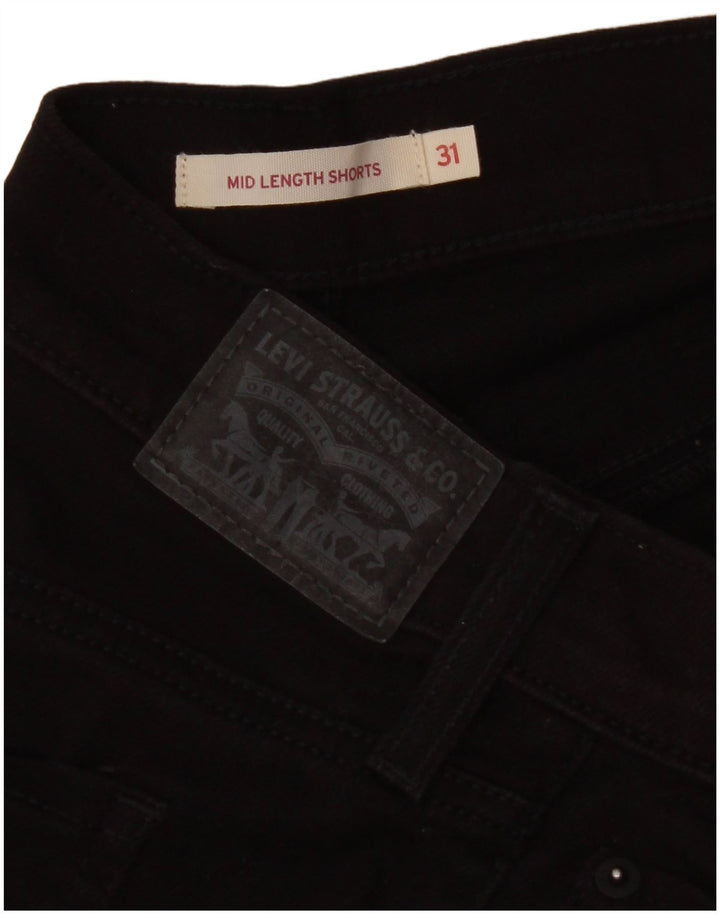 Shorts jeans feminino LEVI'S W31 médio preto
