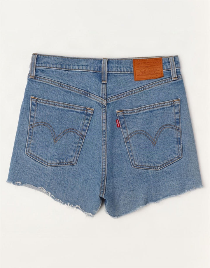 Shorts jeans feminino Levi's Ribcage médio W28 algodão azul