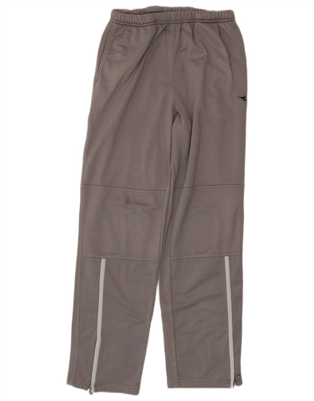 Calça de treino masculina Diadora grande poliéster cinza