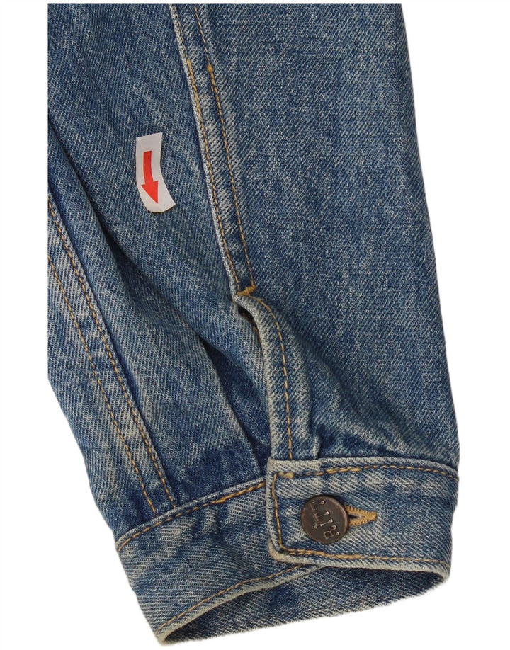 Jaqueta jeans masculina Ritt UK 40 grande algodão azul