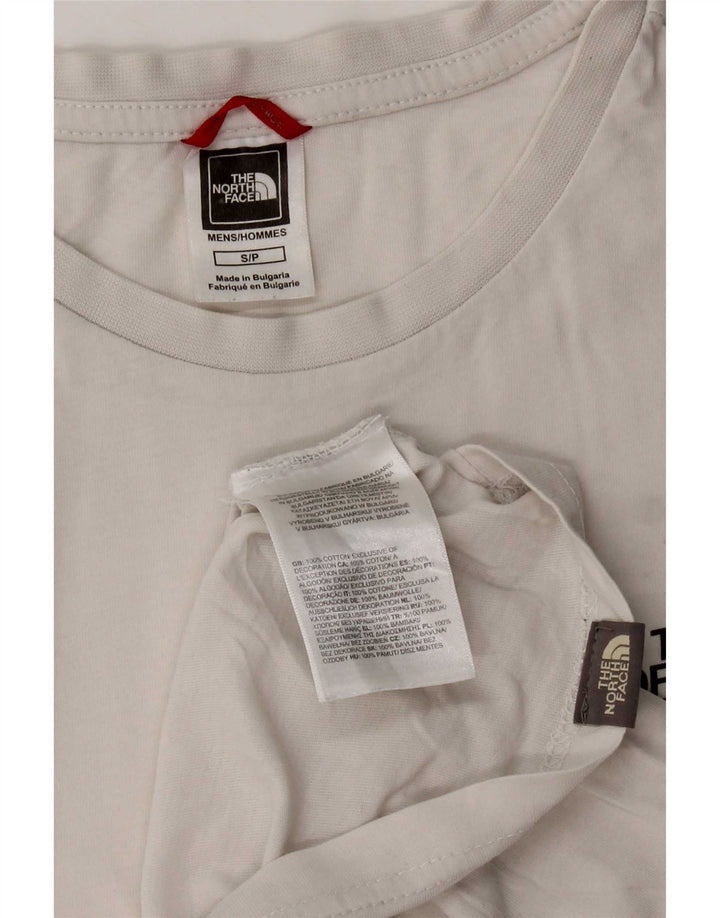 The North Face Camiseta Masculina Top Pequeno Algodão Branco