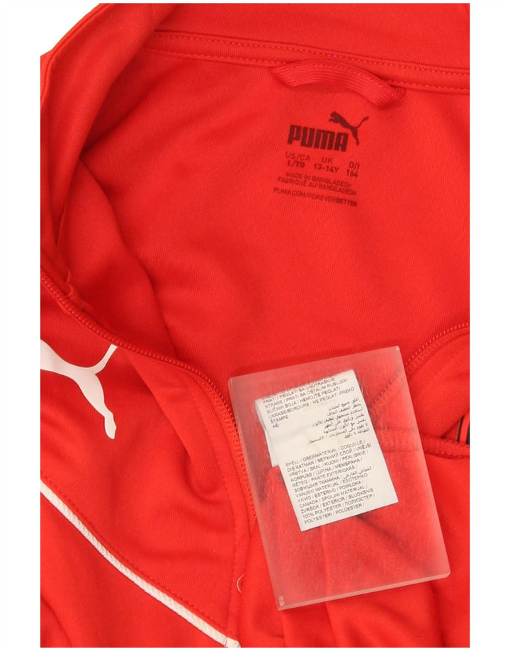 Jaqueta Puma Menino AC Milan Top 13-14 Anos Poliéster Vermelho