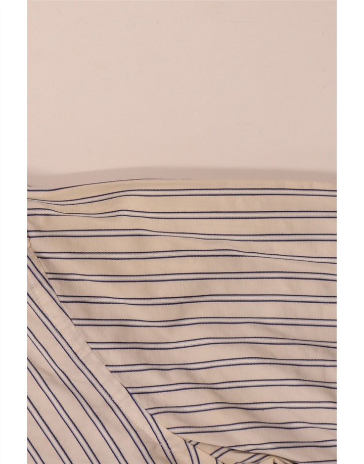 Camisa masculina Etro tamanho 39 médio listrado branco