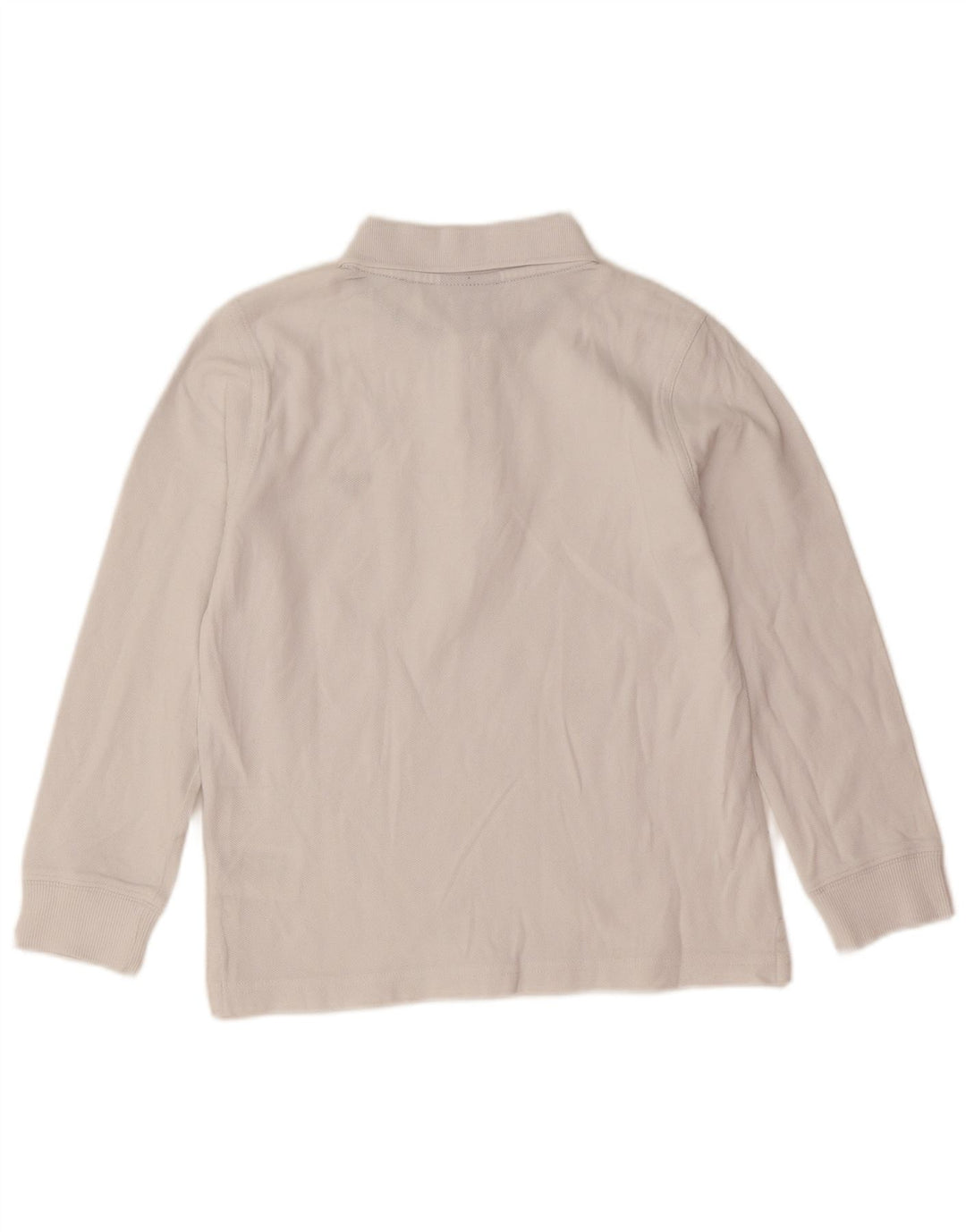 Camisa pólo regular de manga comprida Gant Boys 7-8 anos algodão branco