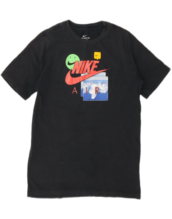 Camiseta Nike Boys Graphic Top 13-14 Anos XL Cinza Algodão
