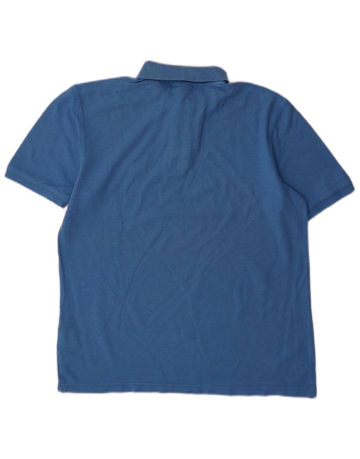 Camisa polo masculina Fila médio algodão azul