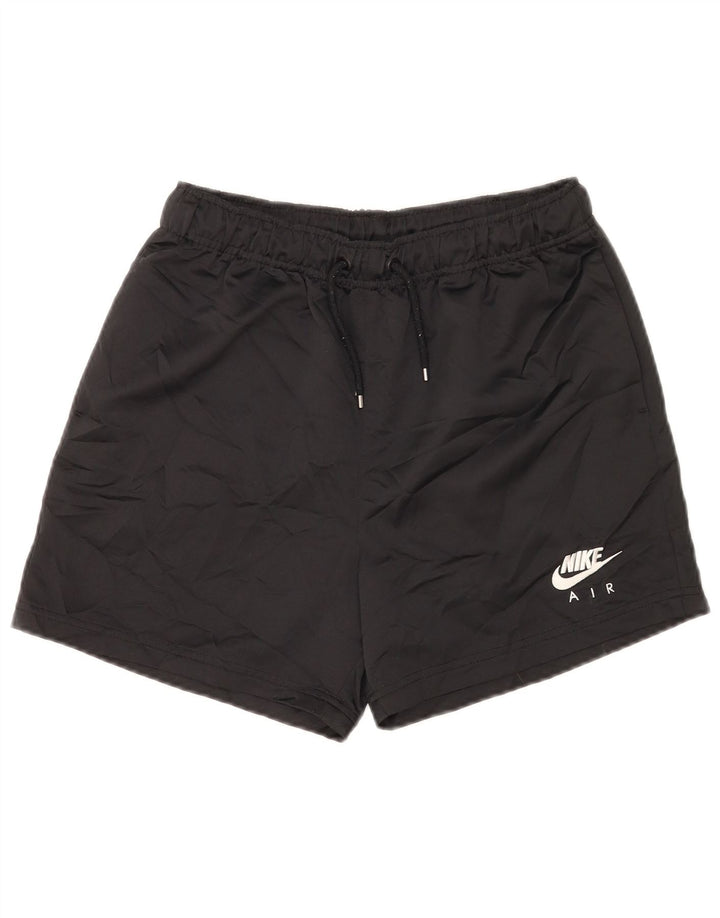 Shorts esportivos gráficos masculinos Nike pequenos esportivos pretos de poliéster