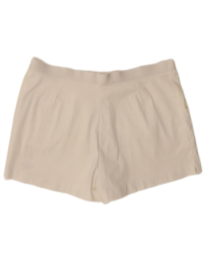 Adidas Womens Chino Shorts W34 Grande Poliéster Branco