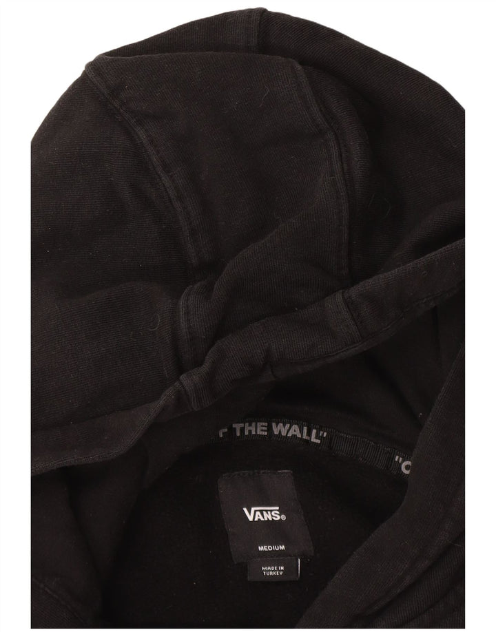 Vans feminino gráfico moletom com capuz UK 12 médio preto