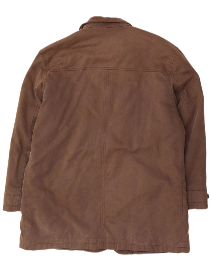 Jaqueta utilitária masculina Mabrun IT 56 3XL algodão marrom