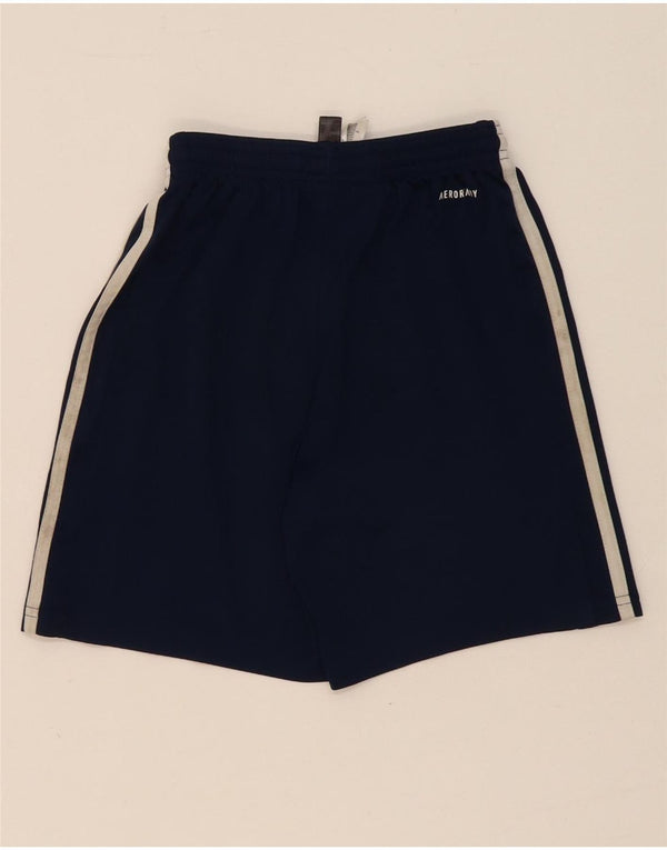 Calções desportivos Adidas Boys Aeroready 11-12 anos azul marinho poliéster