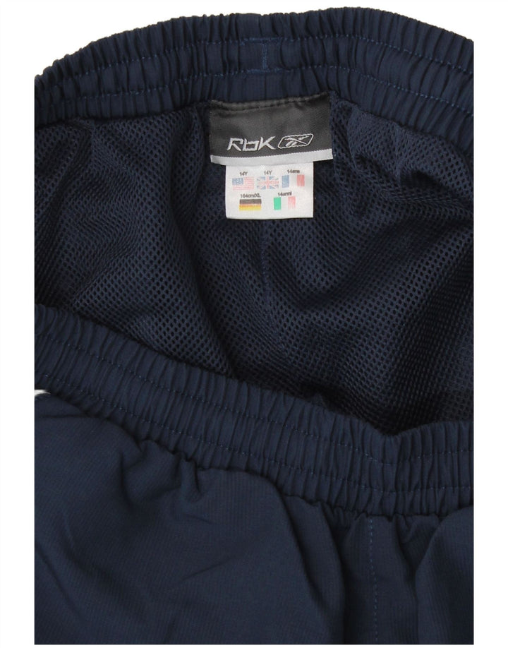 Calças de treino Reebok menino 13-14 anos azul marinho
