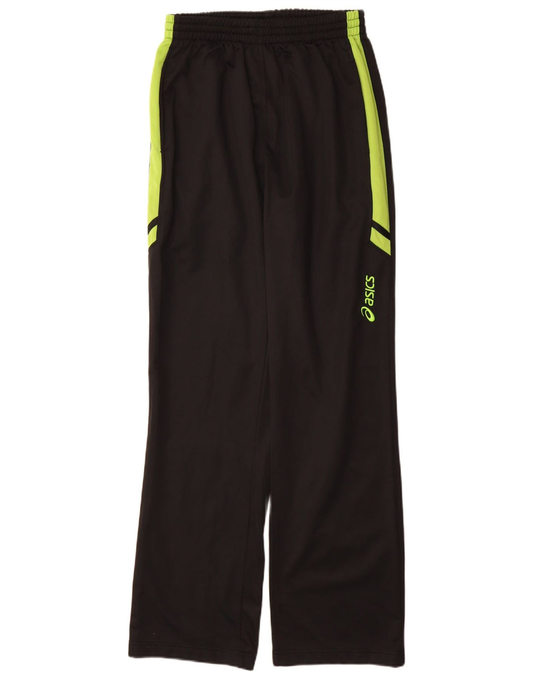 Calça de treino masculina Asics grande poliéster colorblock preto