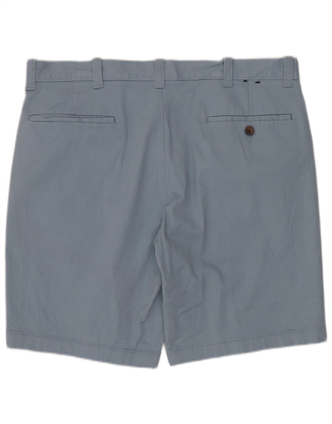 J. CREW Mens Chino Shorts W34 Grande Algodão Azul