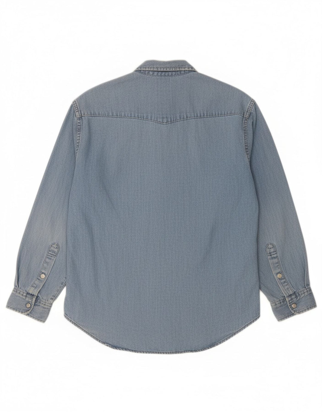 Camisa jeans masculina PEPE JEANS algodão azul médio