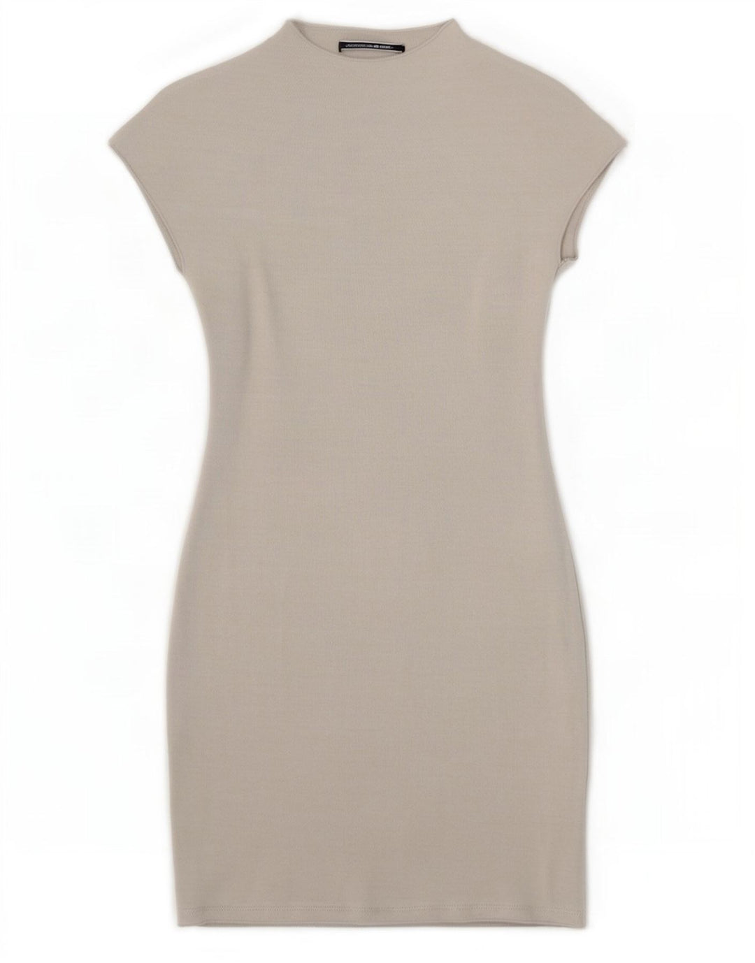 Vestido bodycon feminino Zara Reino Unido 8 pequeno viscose cinza