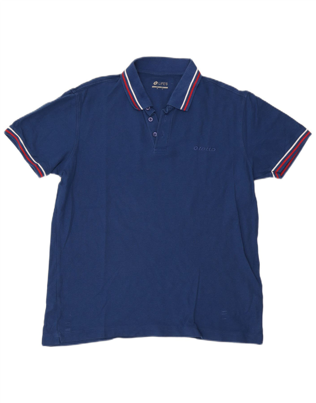 Camisa polo masculina Lotto grande azul