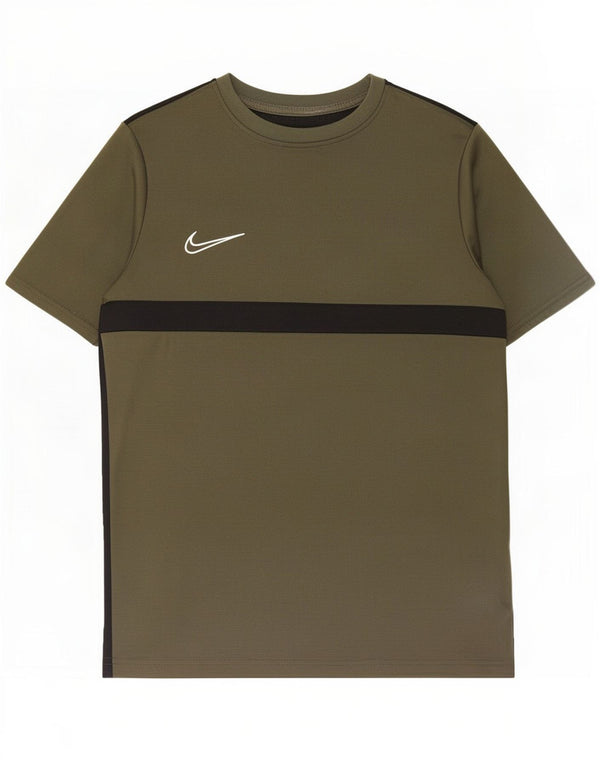 Camiseta Nike Boys Dri Fit Graphic Top 13-14 Anos XL Verde Colorblock
