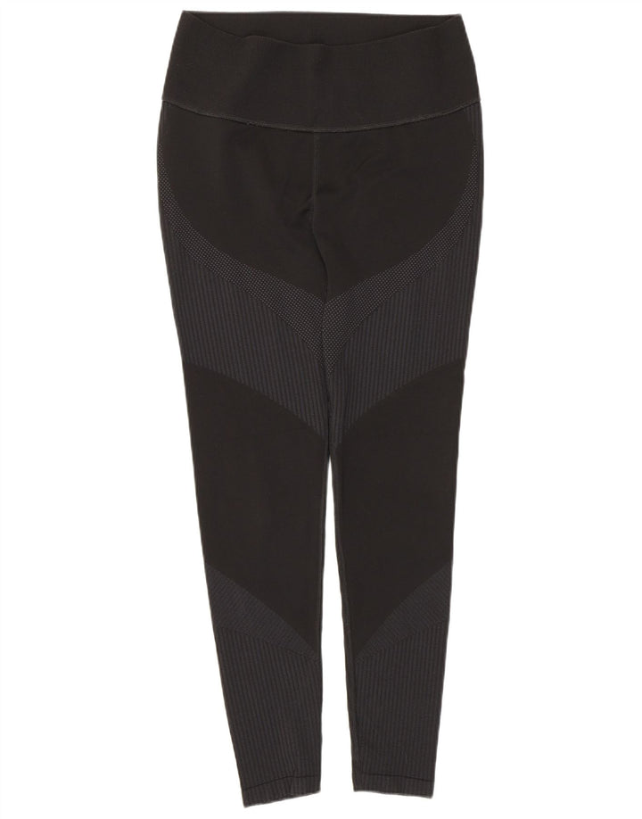 Leggings Puma Feminino UK 14 Grande Listrado Preto