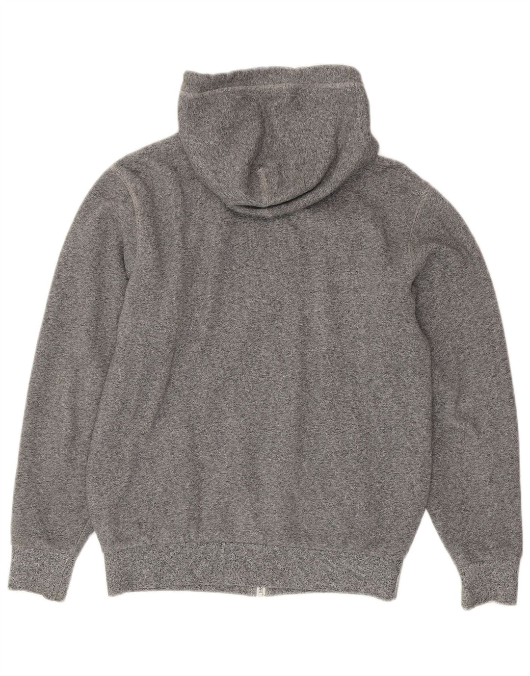Suéter masculino com capuz e zíper Jack Wills algodão cinza médio