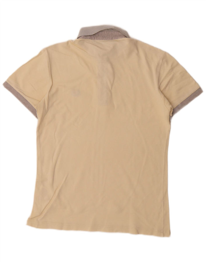 Camisa polo masculina Fred Perry pequena de algodão branco