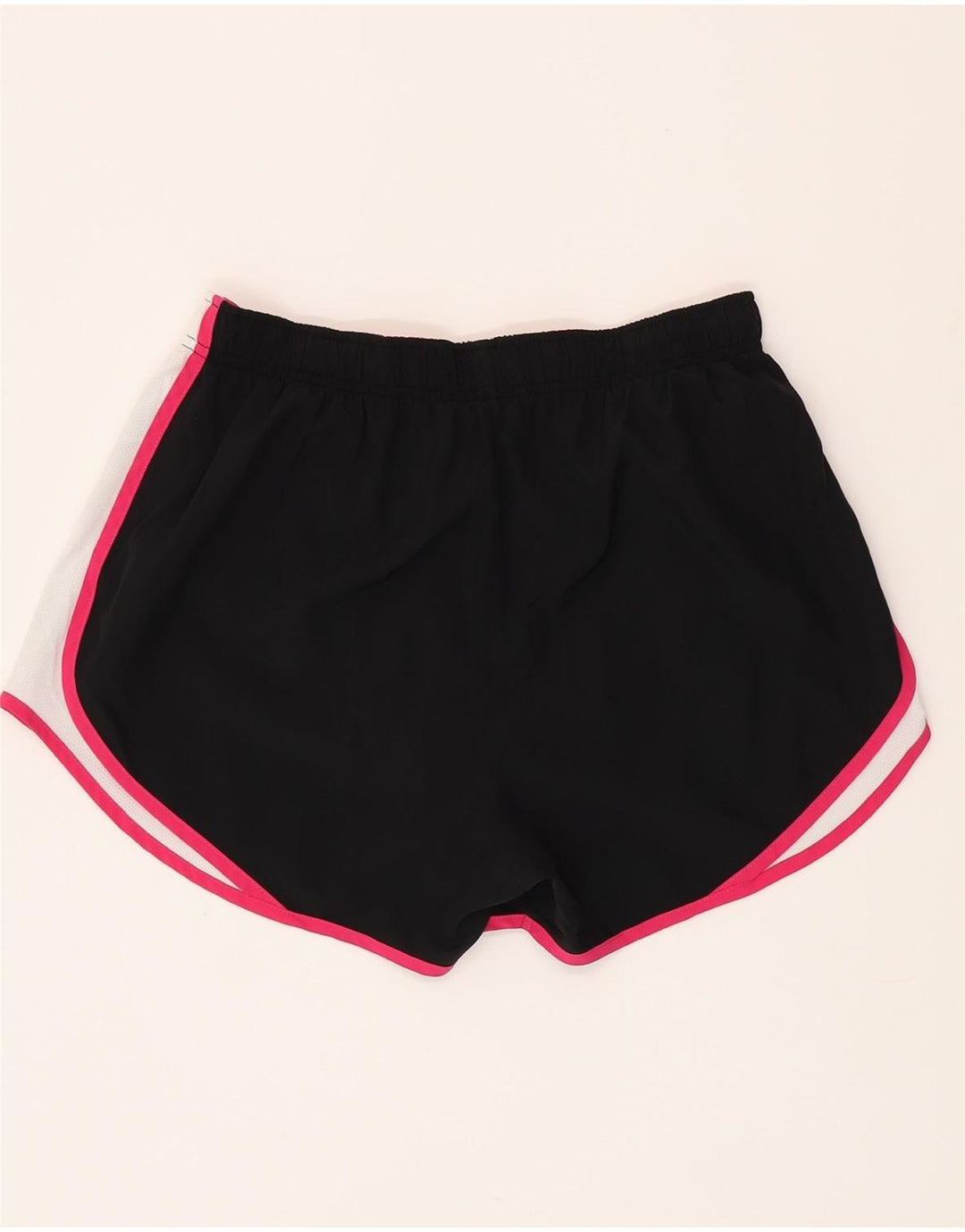 Shorts esportivos femininos NIKE Dri Fit UK 14 grandes pretos