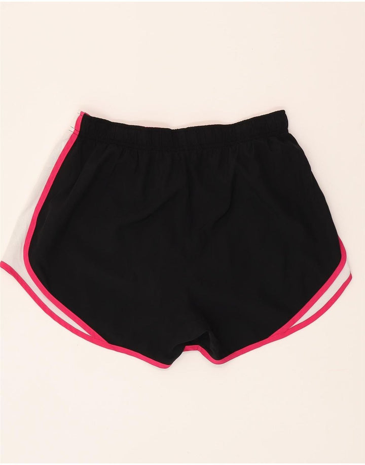 Shorts esportivos femininos NIKE Dri Fit UK 14 grandes pretos