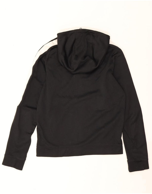 Suéter masculino Nike com capuz e zíper, pequeno, preto, algodão colorblock