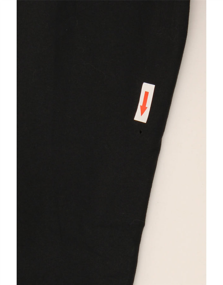 Calças de treino masculinas ADIDAS UK 40/42 poliéster preto médio