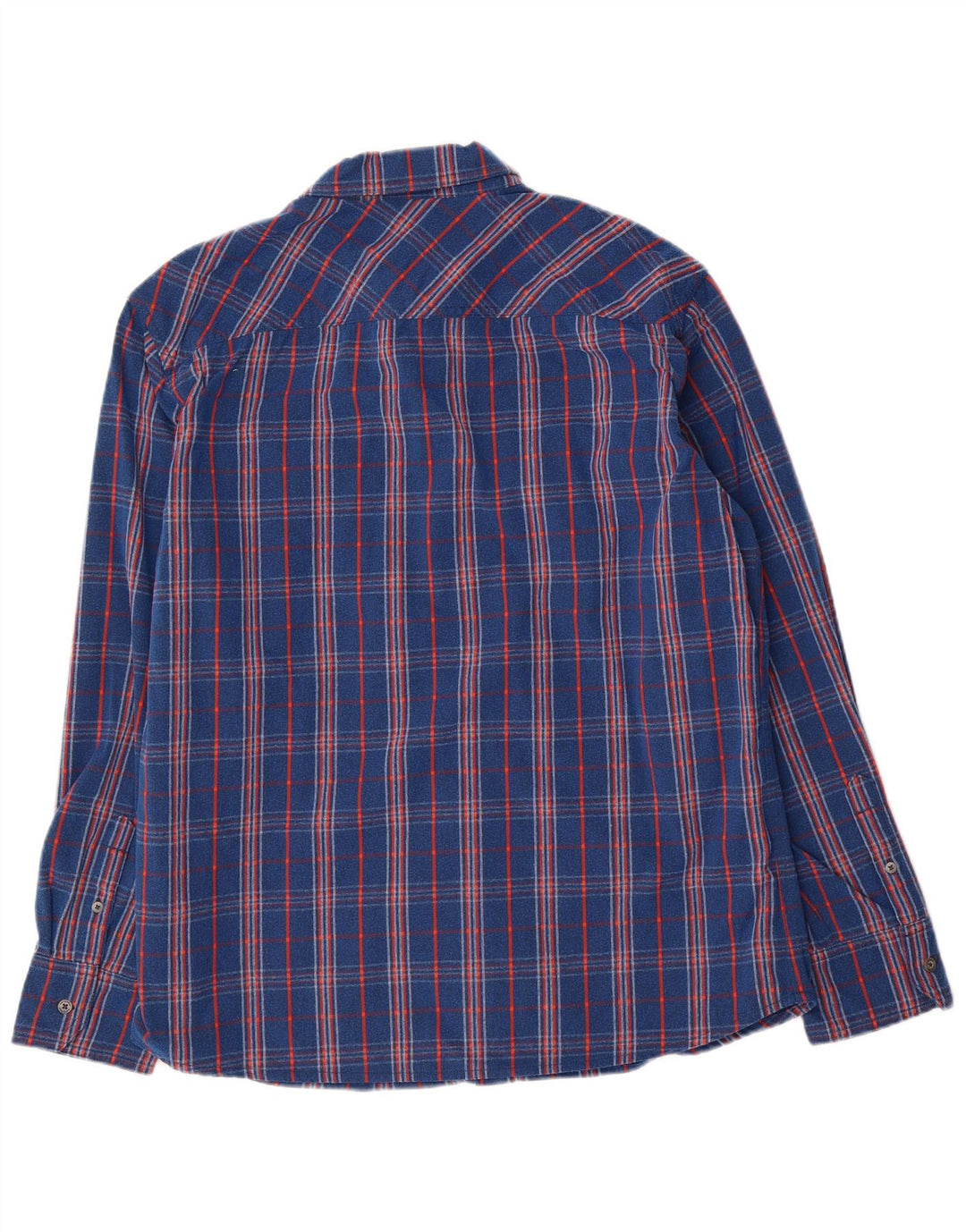Camisa masculina de flanela Berghaus grande poliamida xadrez azul