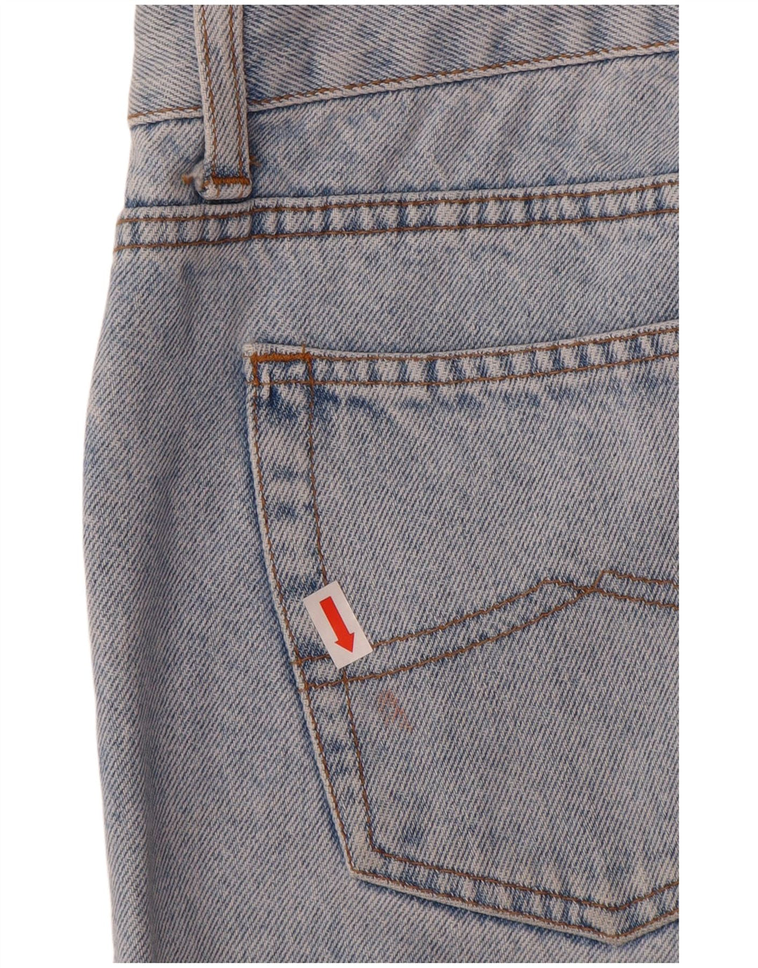 Calça jeans feminina de cintura alta CASUCCI IT 50 XL W28 L29 algodão azul