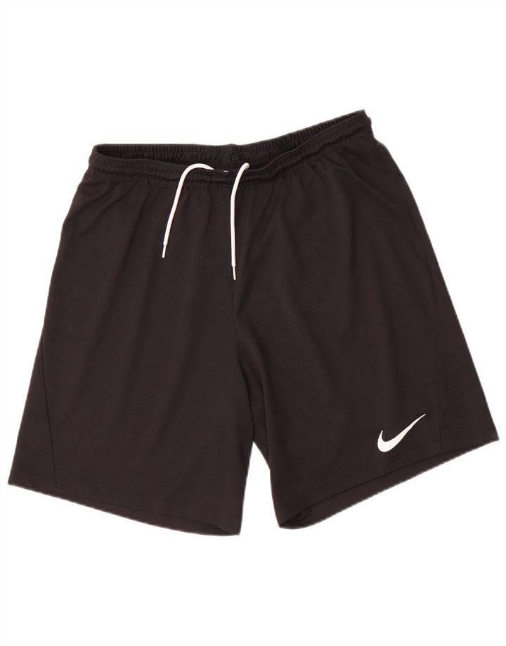 Shorts esportivos masculinos Nike Dri Fit Slim Fit grande poliéster preto