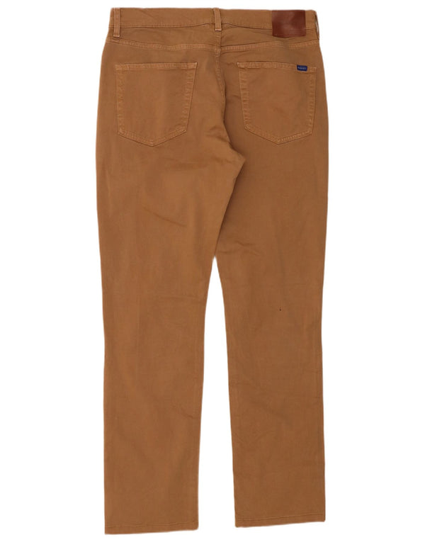 Calça cargo slim masculina Gant W34 L32 algodão marrom