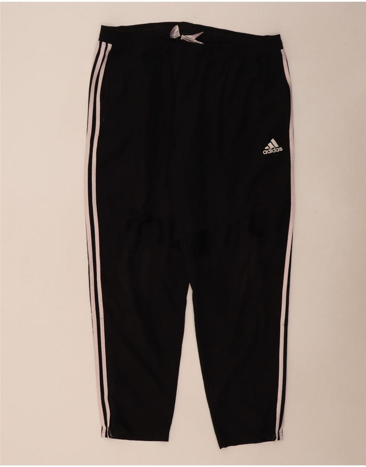 ADIDAS Mens Climalite Calças de treino Joggers 2XL Poliéster Preto