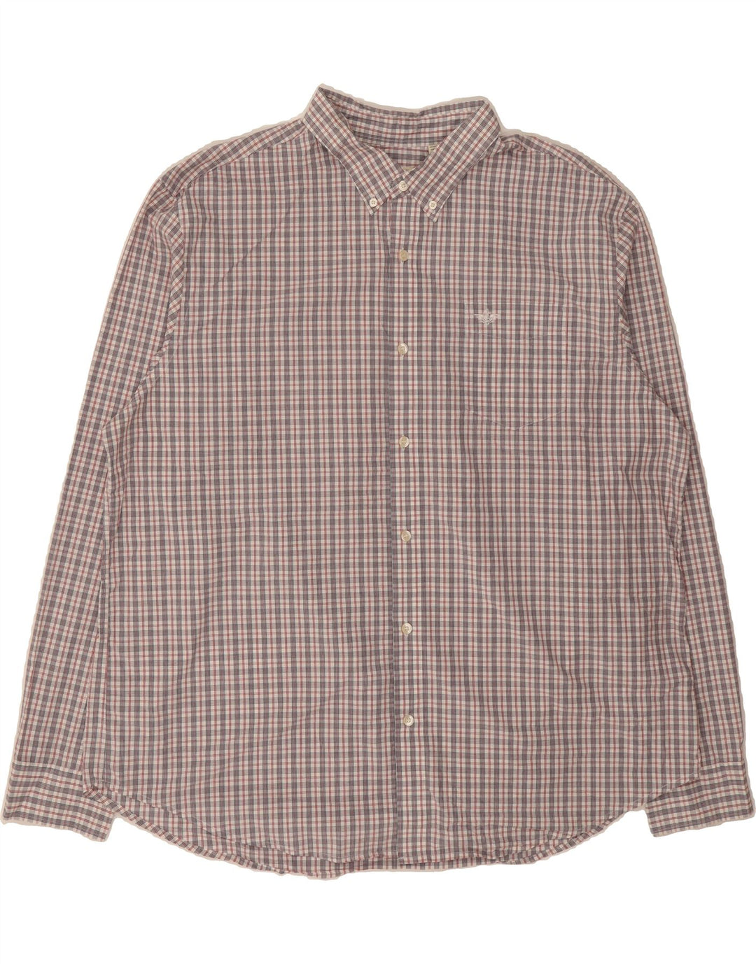 DOCKERS Mens Shirt 2XL Red Check Cotton Vintage Dockers and Second-Hand Dockers from Messina Hembry 