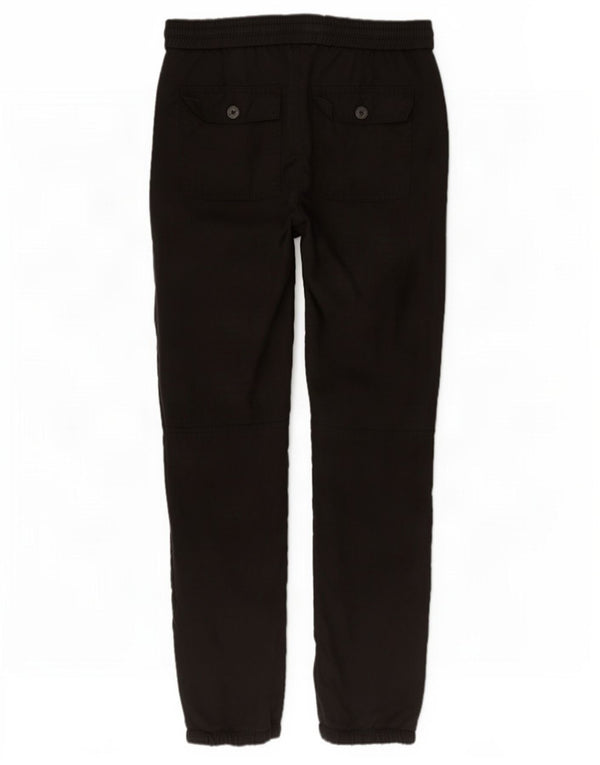 Calça jogger feminina Gap Chino XS W25 L26 preta Tencel