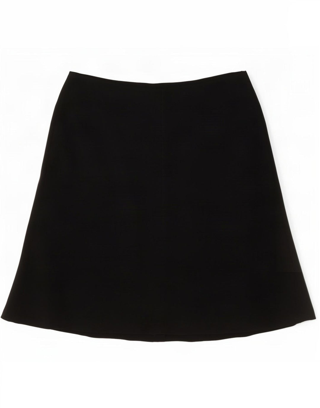 Saia feminina Marks & Spencer A-Line UK 12 Médio W30 Poliéster Preto