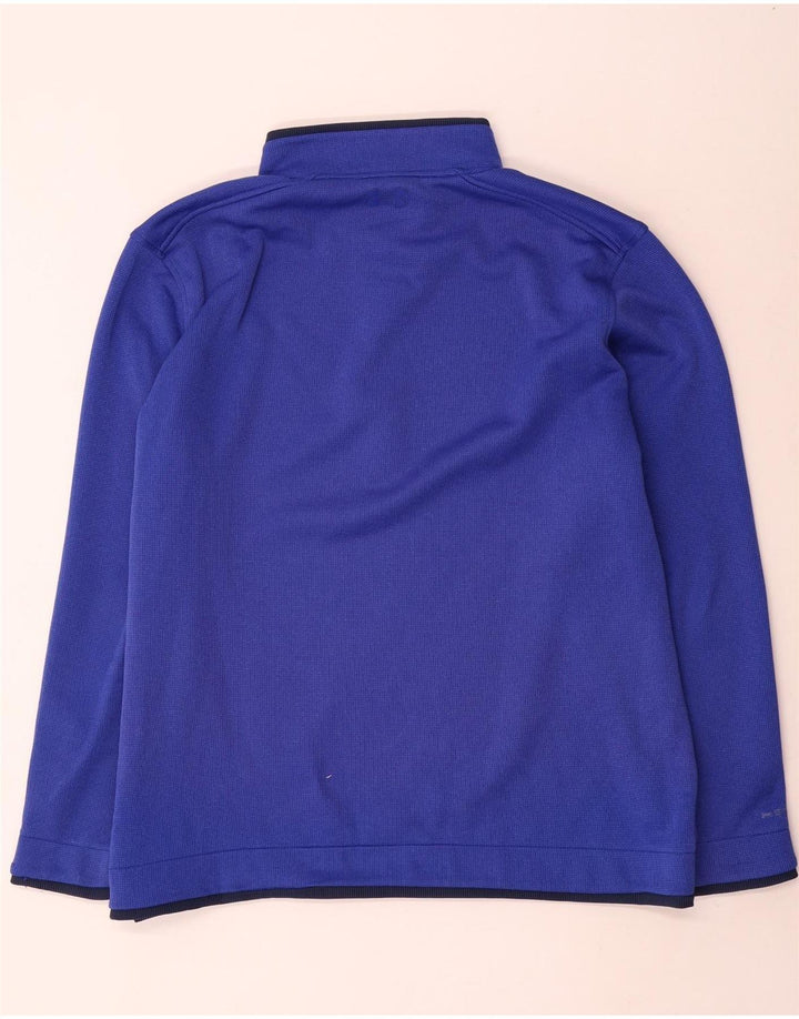 Under Armour Masculino Zip Neck Moletom Jumper XL Azul Poliéster