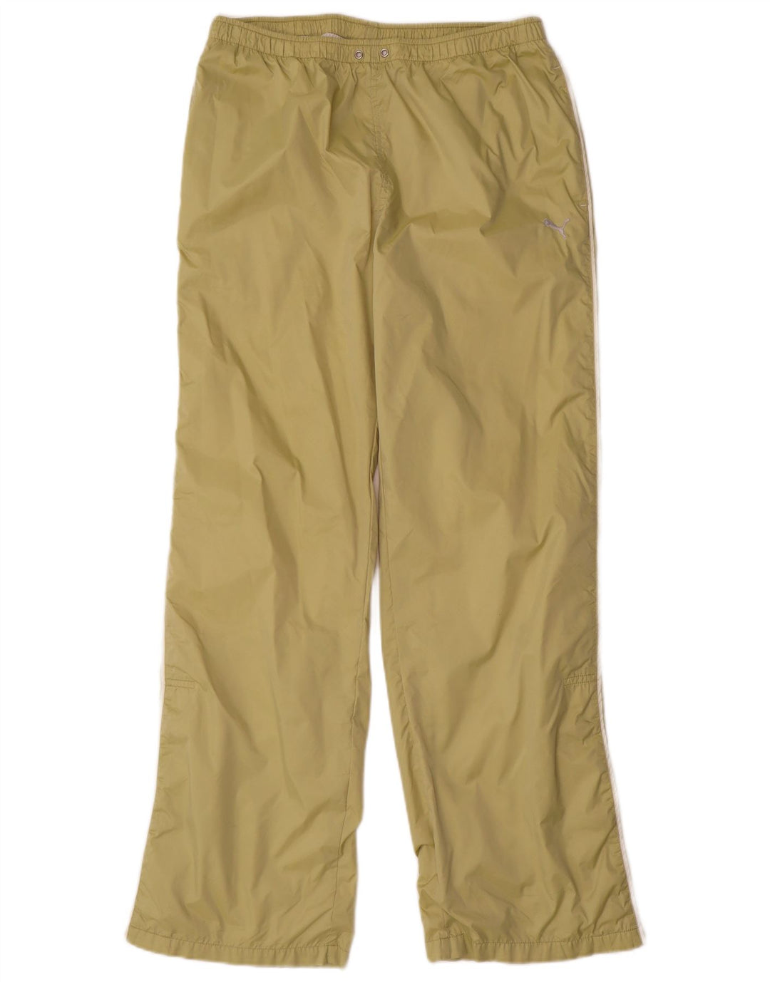 Calça de treino feminina Puma UK 12 poliéster verde médio