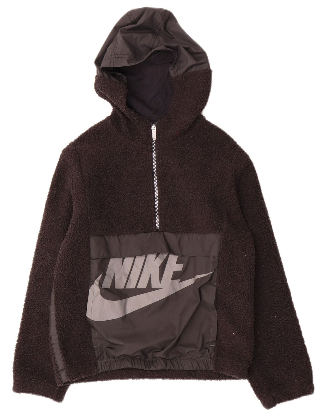 Suéter Nike Boys Graphic Zip Neck Fleece 10-11 anos Médio Preto Poliéster