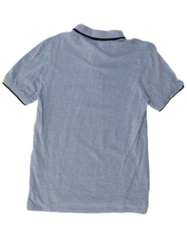 Camisa polo masculina Jack & Jones grande algodão azul