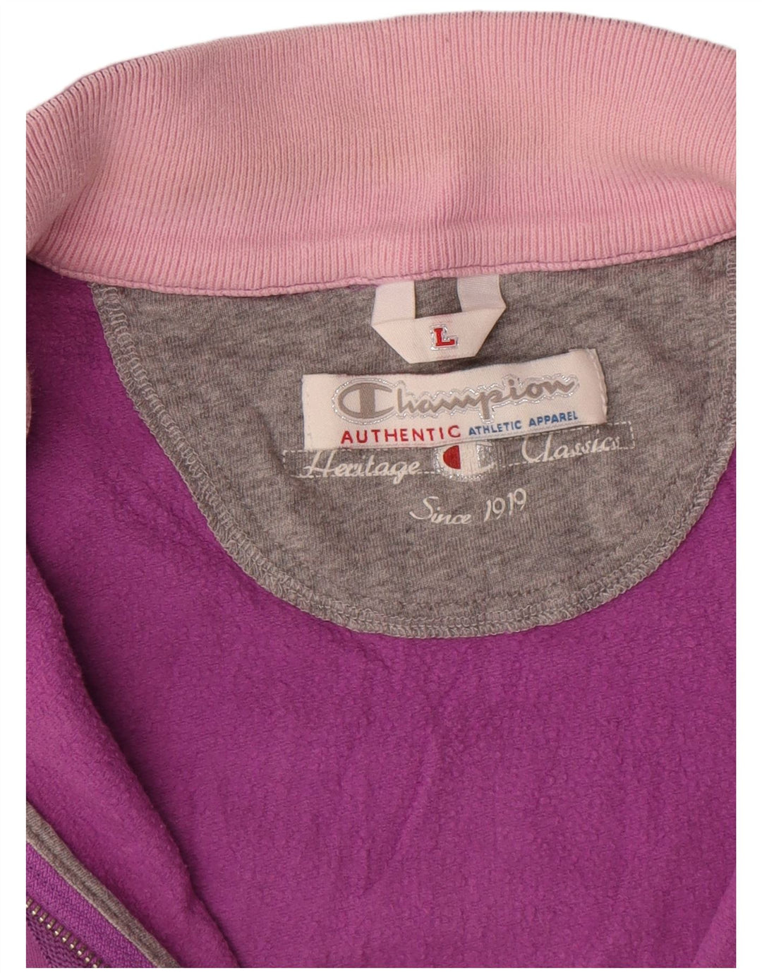 Jaqueta feminina Champion Heritage Classics Tracksuit UK 16 grande rosa