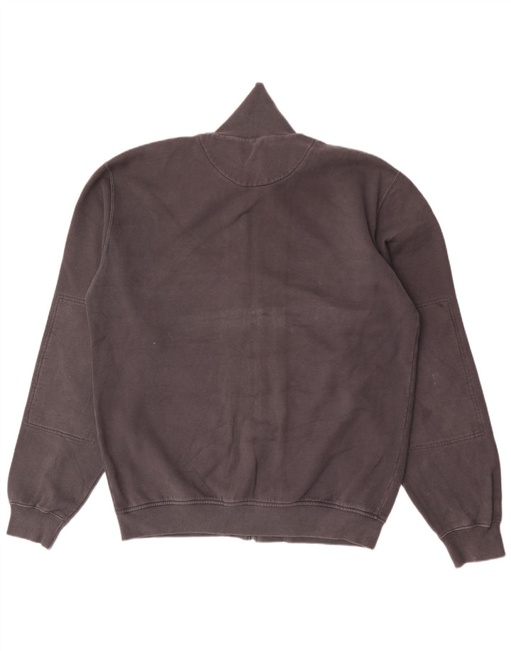 Gas Mens Graphic Tracksuit Top Jacket 2XL Cinza Colorblock Algodão