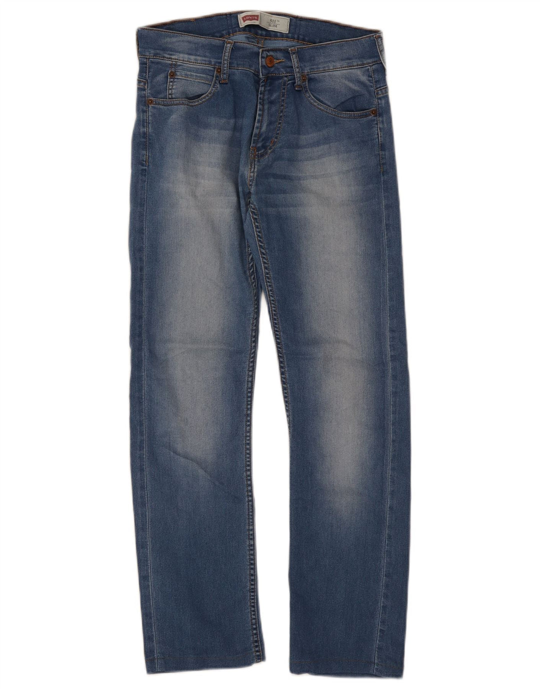 Jeans Levi's Meninos 511 Slim 13-14 Anos W28 L27 Azul